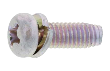 鉄 サンコータイト(+)Sタイプ ナベ頭 P＝2 (バネ座組込)